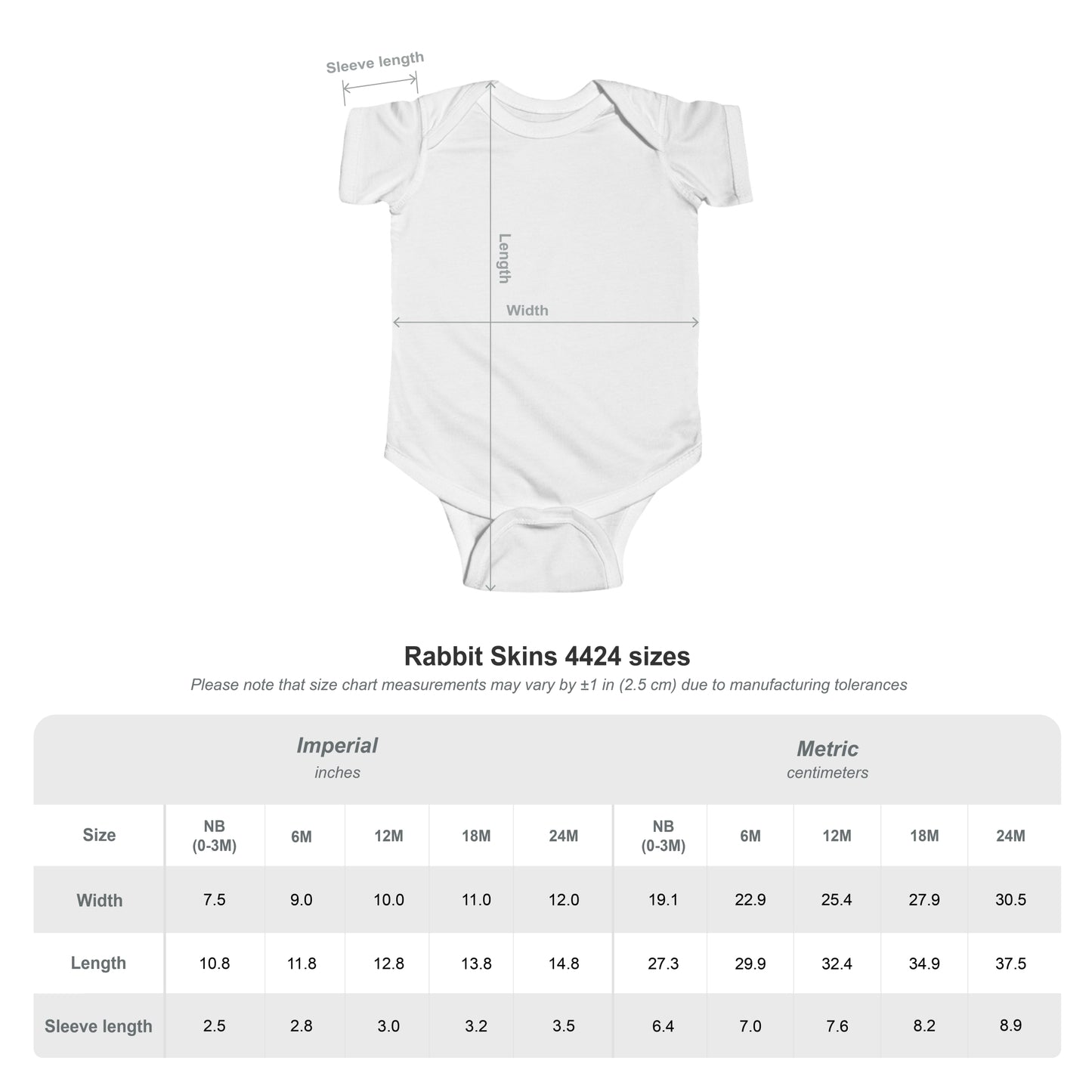 Infant Jersey Bodysuit "We are Charlie" Kirk
