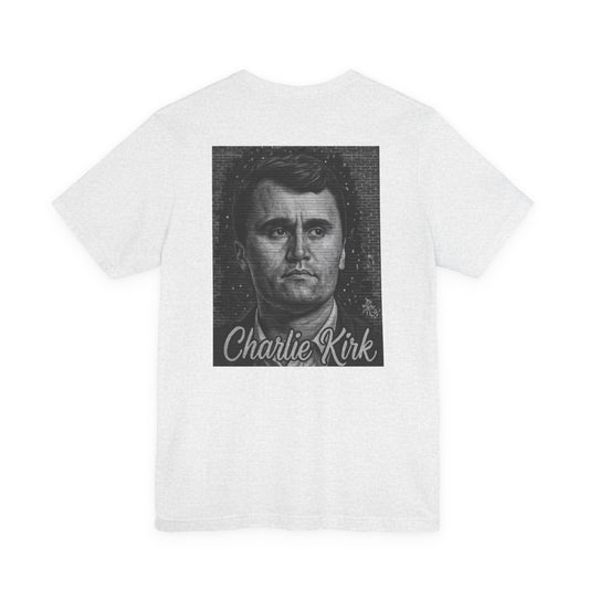 Charlie Kirk Memorial Mural Back Tee