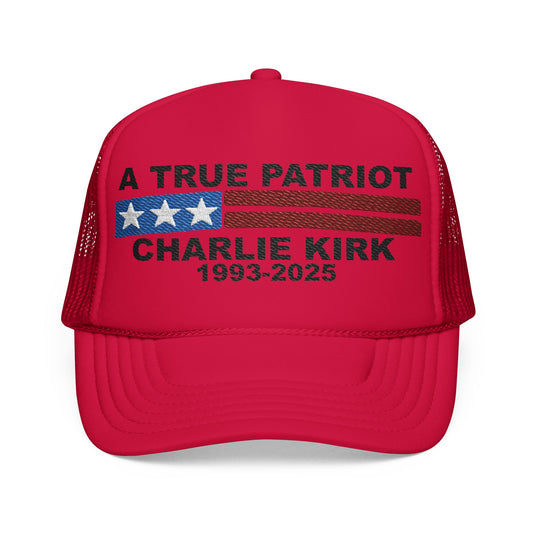 True Patriot Charlie Kirk Embroidered Hat