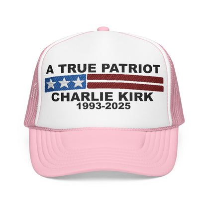 True Patriot Charlie Kirk Embroidered Hat