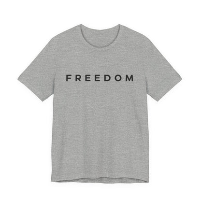 Charlie Kirk "Freedom" Memorial Tee with "Forever In Our Hearts" Back