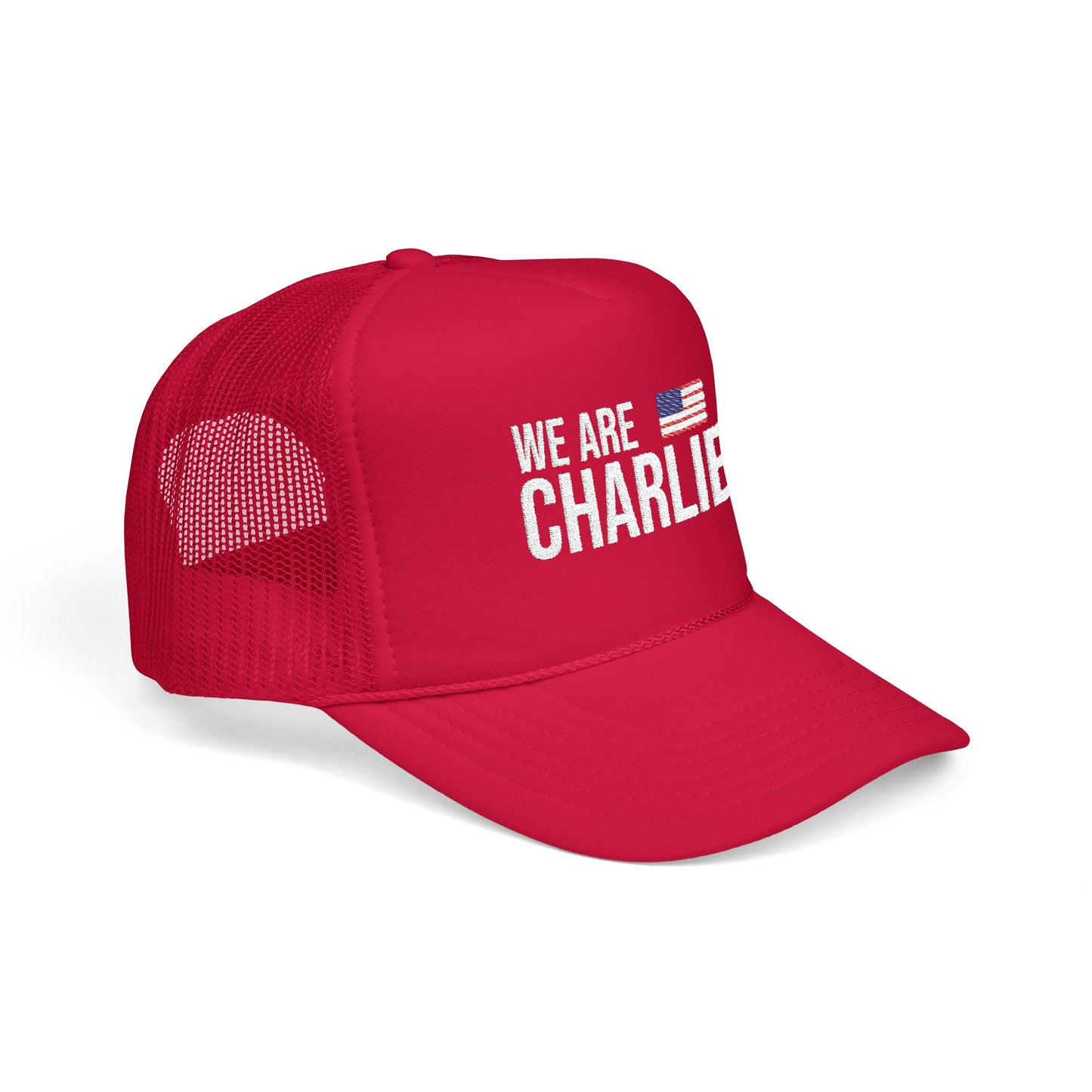 Embroidered Trucker Hat - WE ARE CHARLIE