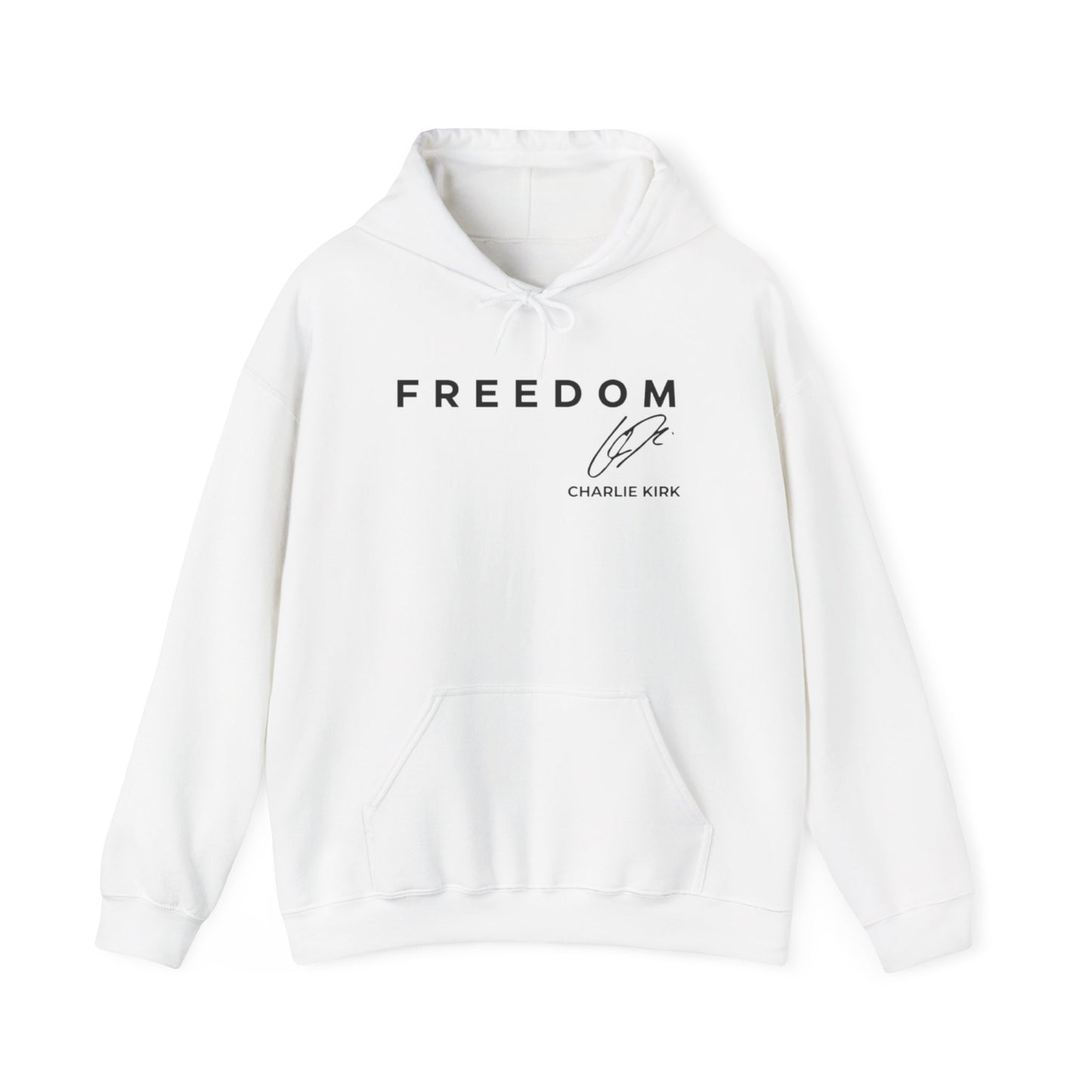 FREEDOM Charlie Kirk Hoodie (Signature)