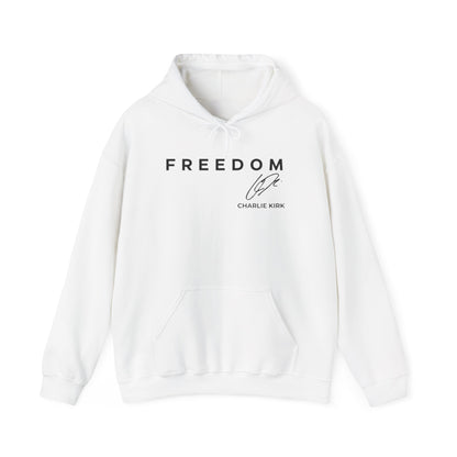 FREEDOM Charlie Kirk Hoodie (Signature)