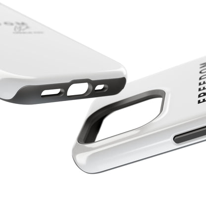FREEDOM Phone Case – Charlie Kirk Signature Impact-Resistant