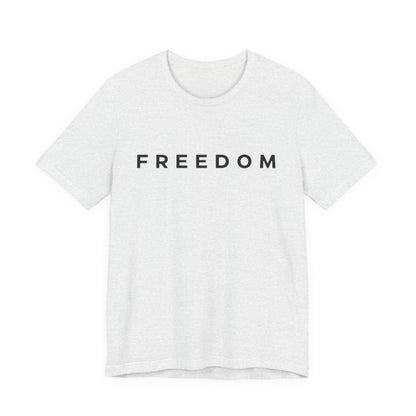 Charlie Kirk "Freedom" Memorial Tee with "Forever In Our Hearts" Back