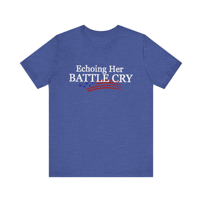 'Echoing Her Battle Cry' Erika Kirk Solidarity Tee