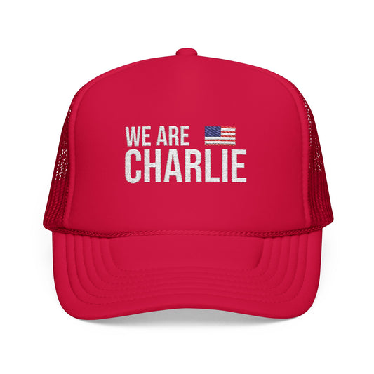 Embroidered Trucker Hat - WE ARE CHARLIE
