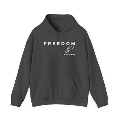 FREEDOM Charlie Kirk Hoodie (Signature)