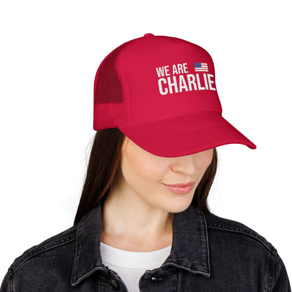 Embroidered Trucker Hat - WE ARE CHARLIE