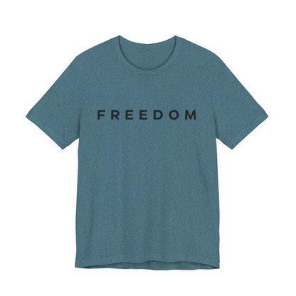 Charlie Kirk "Freedom" Memorial Tee with "Forever In Our Hearts" Back