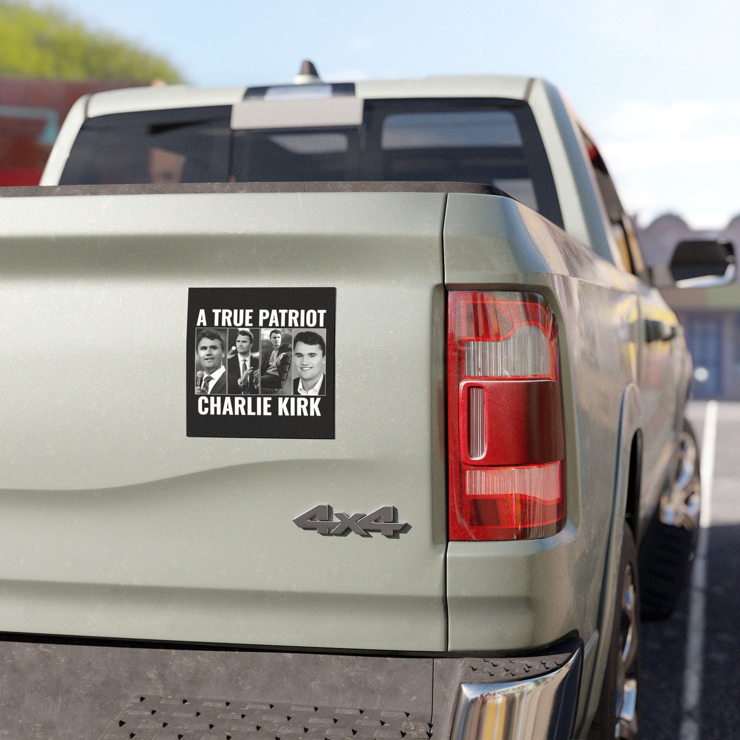 Car Magnet True Patriot Charlie Kirk