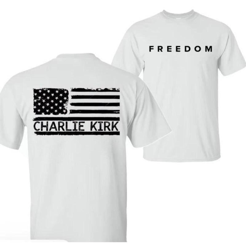 VIRAL Charlie Kirk FREEDOM Tee – Front & Back Design