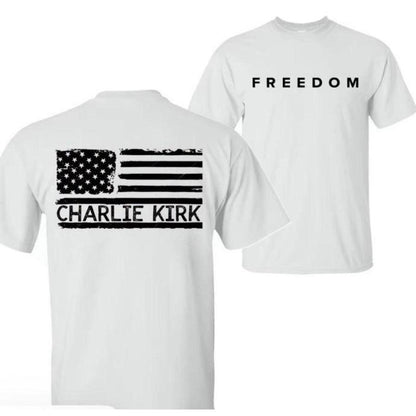 VIRAL Charlie Kirk FREEDOM Tee – Front & Back Design