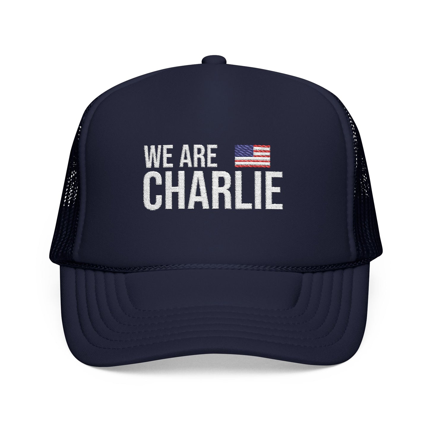 Embroidered Trucker Hat - WE ARE CHARLIE