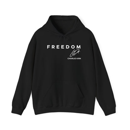 FREEDOM Charlie Kirk Hoodie (Signature)