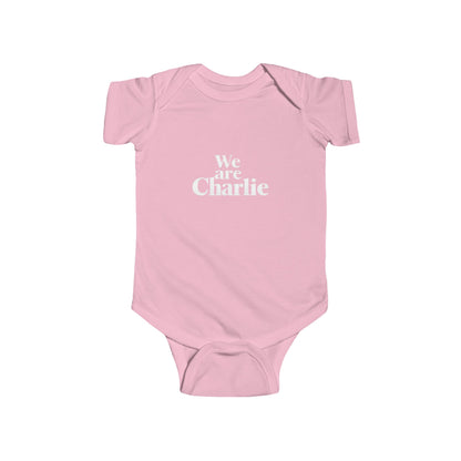 Infant Jersey Bodysuit "We are Charlie" Kirk