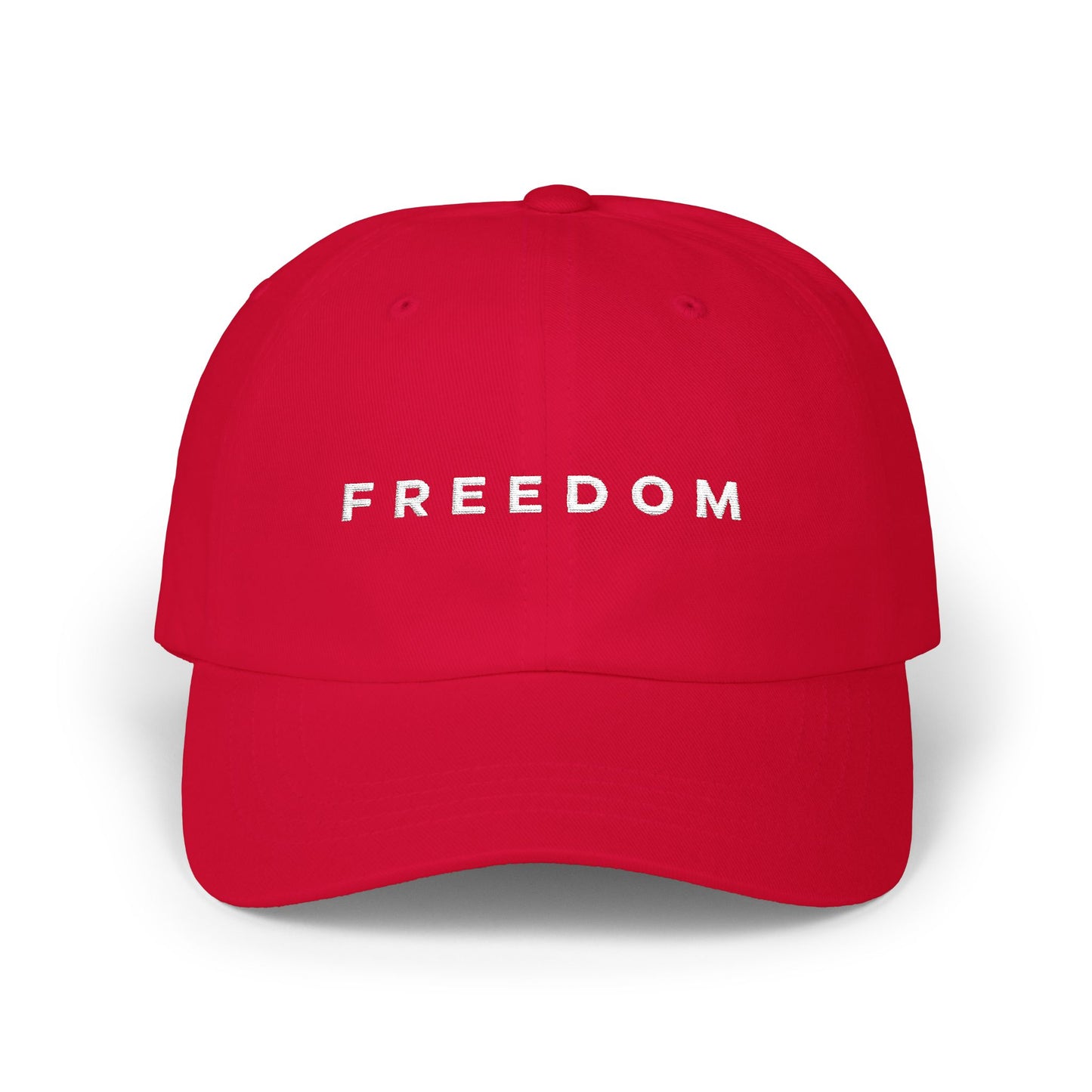 Charlie Kirk FREEDOM Hat in Red – Tribute Collection