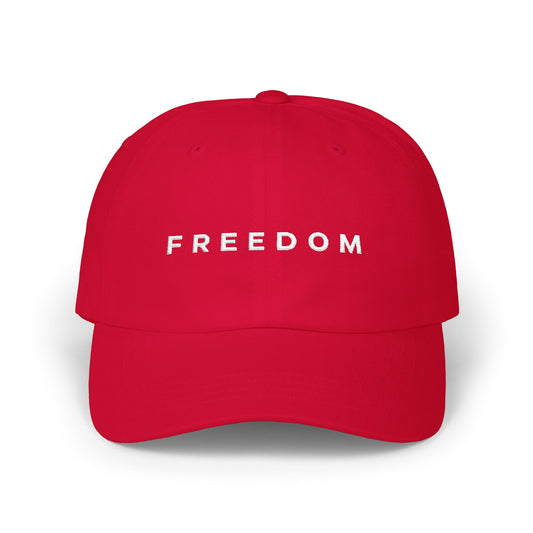 Charlie Kirk FREEDOM Hat in Red – Tribute Collection