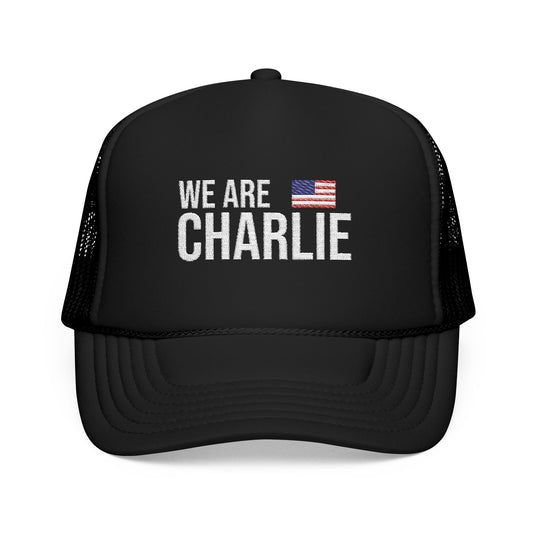 Embroidered Trucker Hat - WE ARE CHARLIE